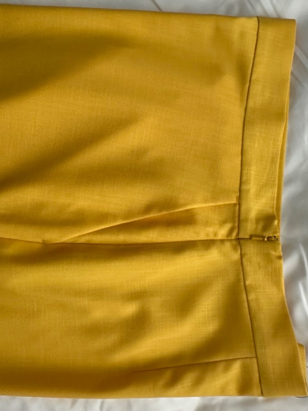 ASOS Mustard Yellow Wide Leg Dress Pants | High Waist | Size 12 | NWT - Picture 4 of 8